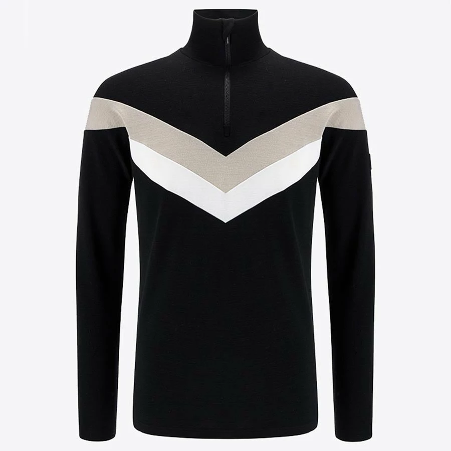 We Norwegians Voss ColBlock 1/4 Zip Men Black 3 We Norwegians Voss ColBlock 1/4 Zip Men Black