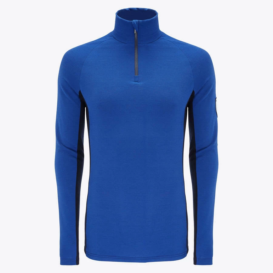 We Norwegians Voss 1/4 Zip Pullover Men Cobalt 3 We Norwegians Voss 1/4 Zip Pullover Men Cobalt