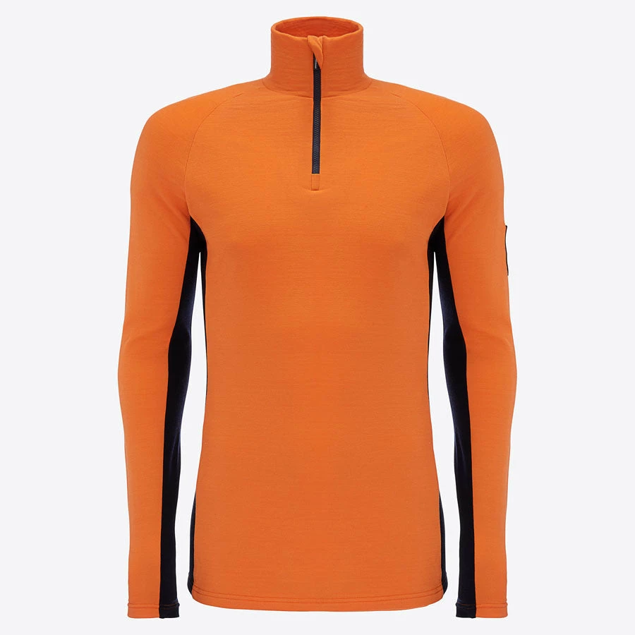 We Norwegians Voss 1/4 Zip Pullover Men Orange 3 We Norwegians Voss 1/4 Zip Pullover Men Orange