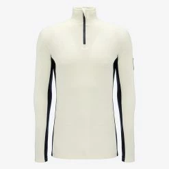 We Norwegians Voss 1/4 Zip Pullover Men Off White