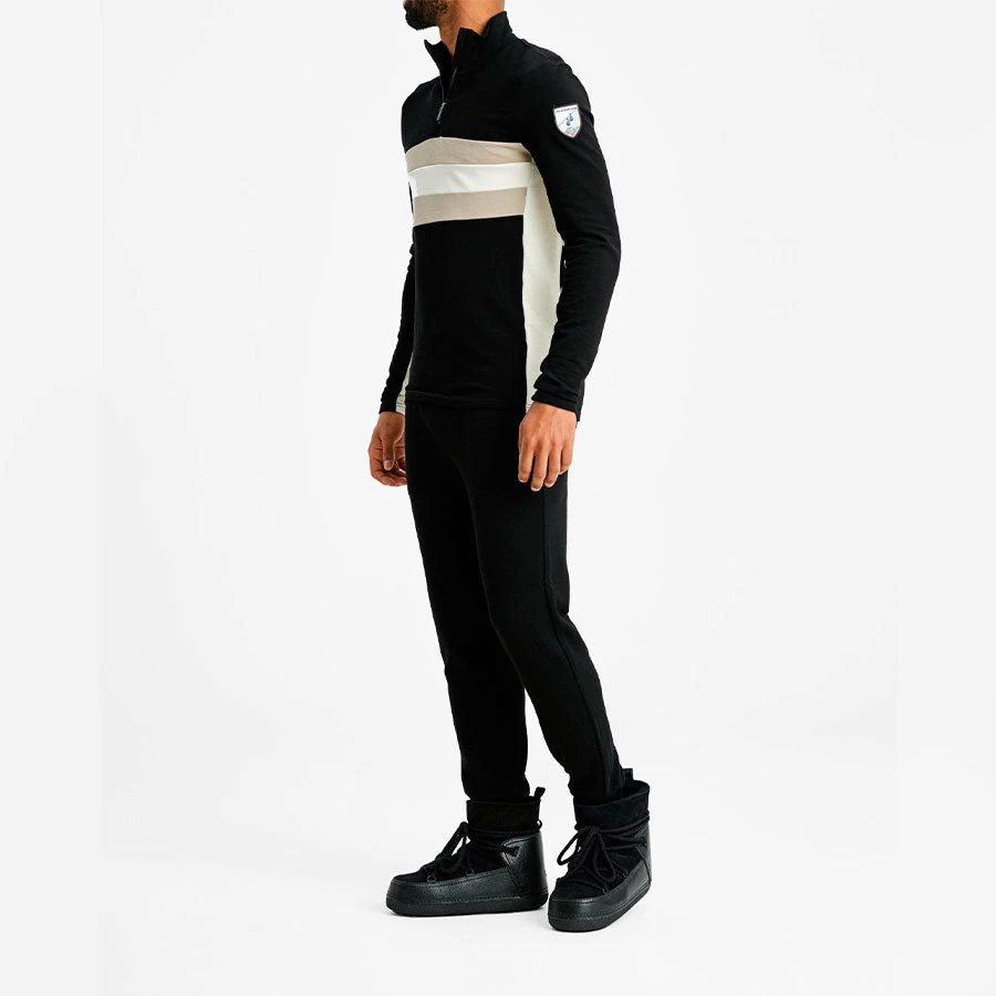 We Norwegians Ski 1/4 Zip Pullover Men Black 4 We Norwegians Ski 1/4 Zip Pullover Men Black - Image 2