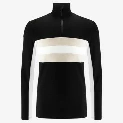 We Norwegians Ski 1/4 Zip Pullover Men Black
