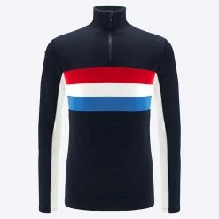 We Norwegians Ski 1/4 Zip Pullover Men Flag