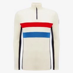 We Norwegians Ski 1/4 Zip Pullover Men White