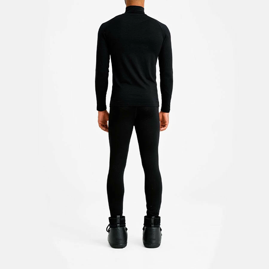 We Norwegians Sno 1/4 Zip Base Layer Men Black 7 We Norwegians Sno 1/4 Zip Base Layer Men Black - Image 5