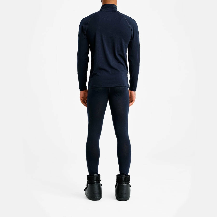 We Norwegians Sno 1/4 Zip Base Layer Men Navy 6 We Norwegians Sno 1/4 Zip Base Layer Men Navy - Image 4