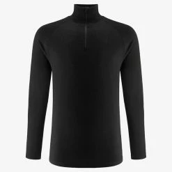 We Norwegians Sno 1/4 Zip Base Layer Men Black
