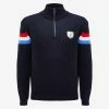 We Norwegians Apres Ski 1/4 Zip Men Dark Blue 2 We Norwegians Apres Ski 1/4 Zip Men Dark Blue -We Norwegians Shop 1700 DarkBlue 1 2400x