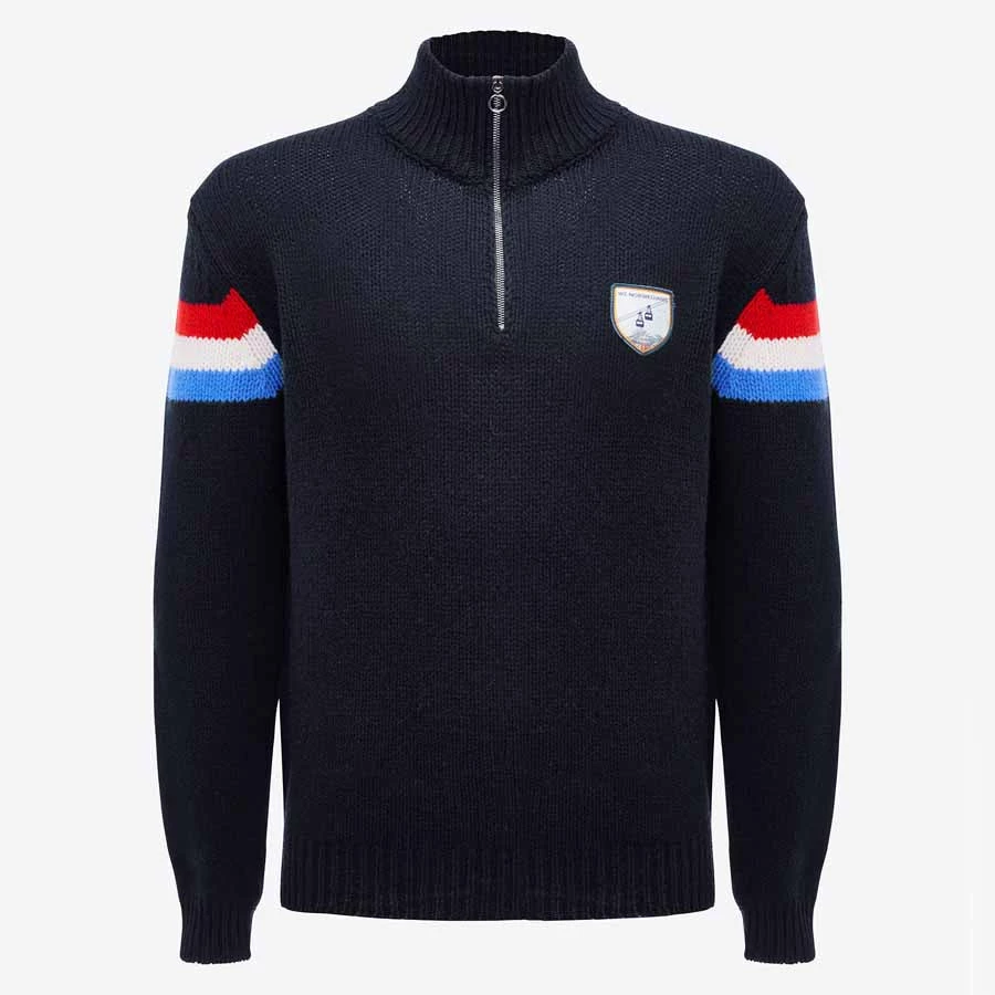 We Norwegians Apres Ski 1/4 Zip Men Dark Blue 2 We Norwegians Apres Ski 1/4 Zip Men Dark Blue