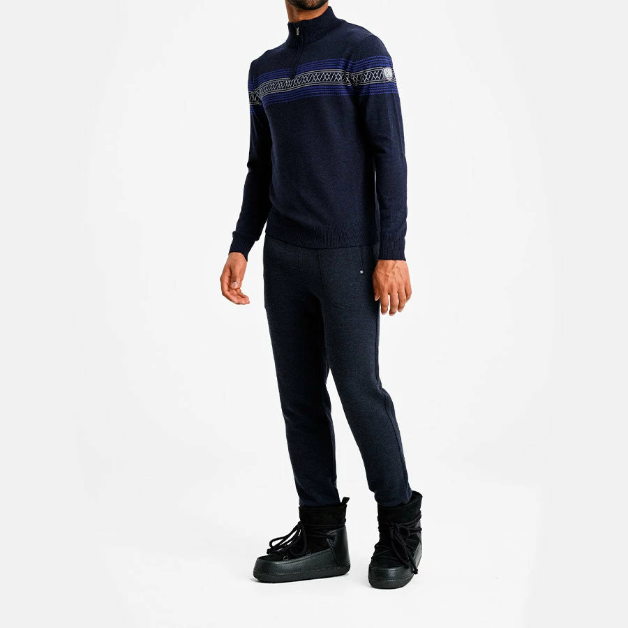We Norwegians Signature 1/4 Zip Men Navy Blue 5 We Norwegians Signature 1/4 Zip Men Navy Blue - Image 3