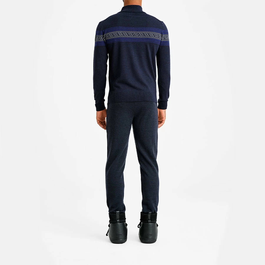 We Norwegians Signature 1/4 Zip Men Navy Blue 6 We Norwegians Signature 1/4 Zip Men Navy Blue - Image 4