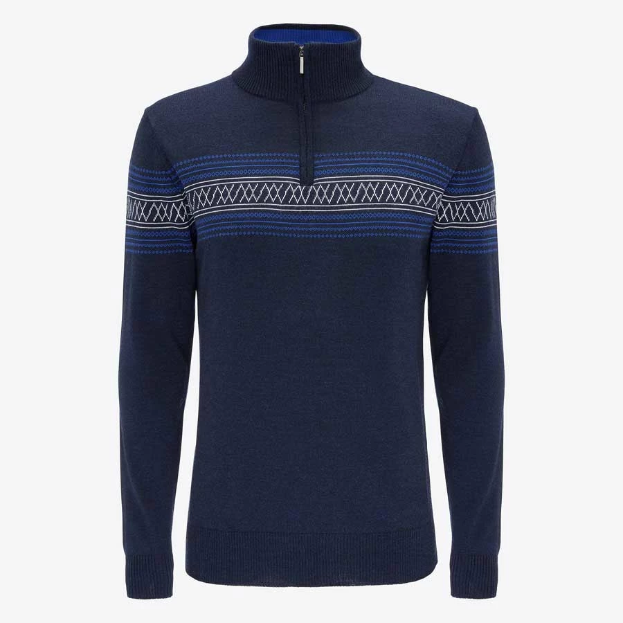 We Norwegians Signature 1/4 Zip Men Navy Blue 3 We Norwegians Signature 1/4 Zip Men Navy Blue