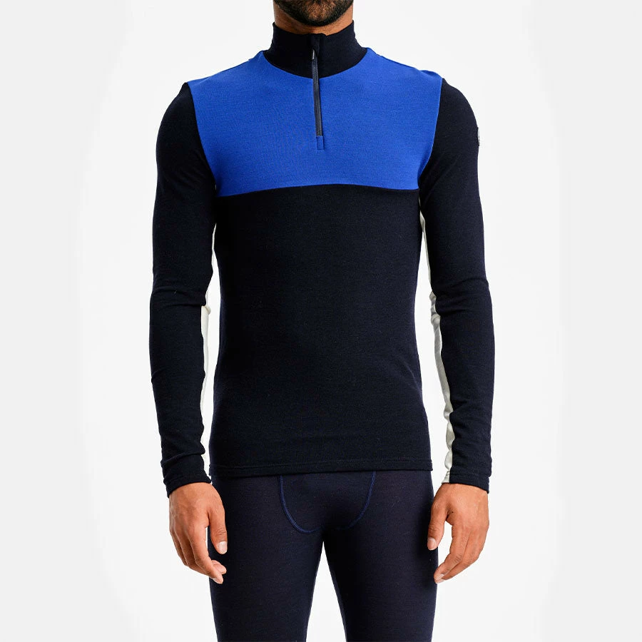 We Norwegians Tryvann 1/4 Zip Men Cobalt 4 We Norwegians Tryvann 1/4 Zip Men Cobalt - Image 2