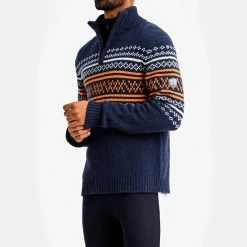 We Norwegians Setesdal 1/4 Zip Sweater Men Navy/Orange 9 We Norwegians Setesdal 1/4 Zip Sweater Men Navy/Orange -We Norwegians Shop 1782 multi 2 f204e971 7cb0 4544 b411 b061748a418e 2400x