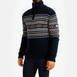 We Norwegians Setesdal 1/4 Zip Sweater Men Navy 10 We Norwegians Setesdal 1/4 Zip Sweater Men Navy -We Norwegians Shop 1782 navy 3 2400x