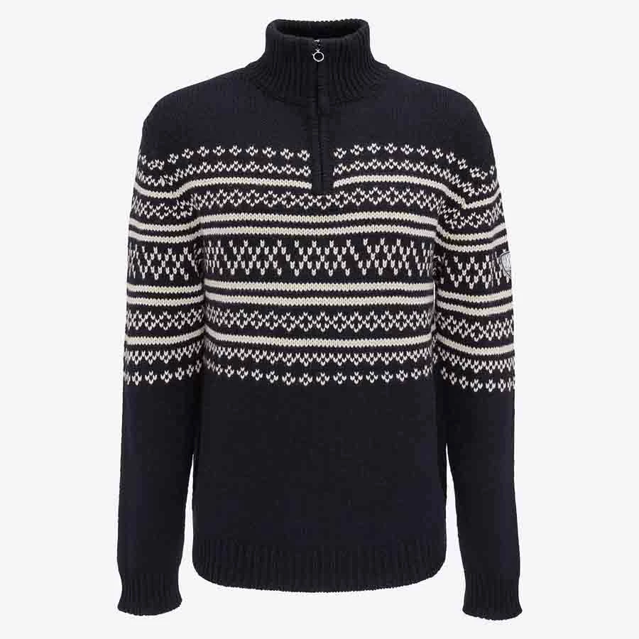 We Norwegians Setesdal 1/4 Zip Sweater Men Navy 3 We Norwegians Setesdal 1/4 Zip Sweater Men Navy