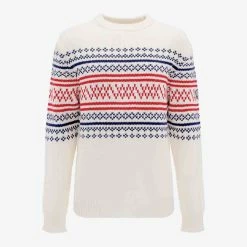 We Norwegians Setesdal Crewneck Men White