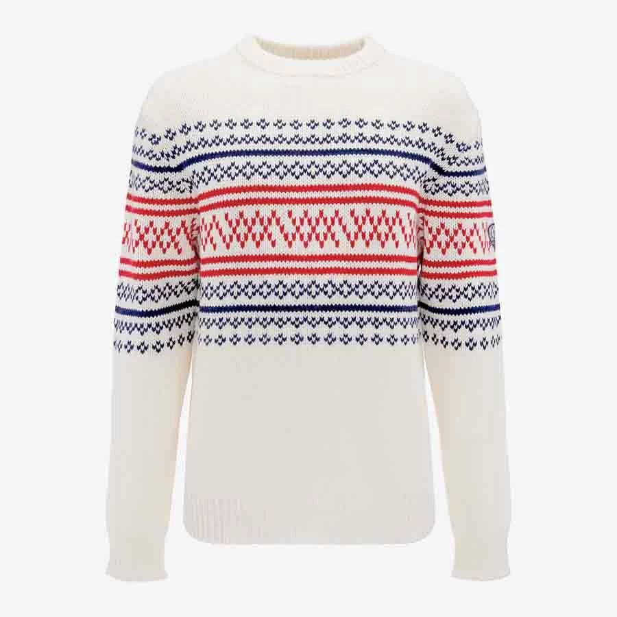 We Norwegians Setesdal Crewneck Men White 3 We Norwegians Setesdal Crewneck Men White