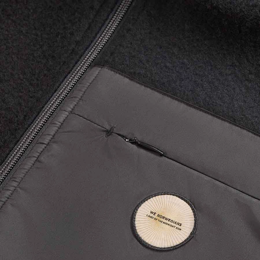 We Norwegians Fonna Wool Fleece Vest Men Black 4 We Norwegians Fonna Wool Fleece Vest Men Black - Image 2