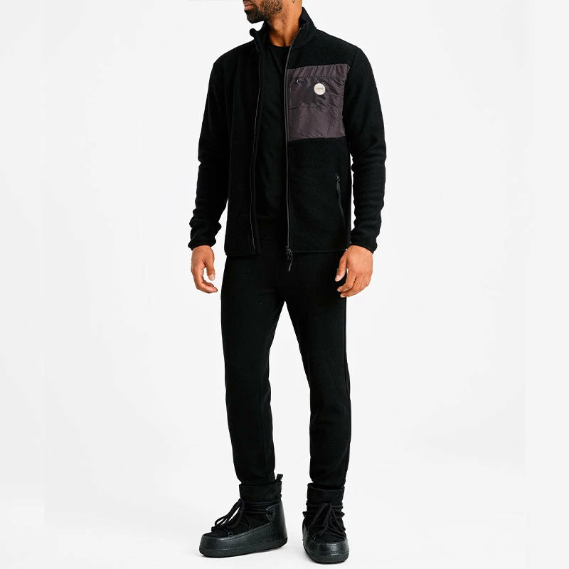 We Norwegians Fonna Wool Fleece Jacket Men Black 4 We Norwegians Fonna Wool Fleece Jacket Men Black - Image 2