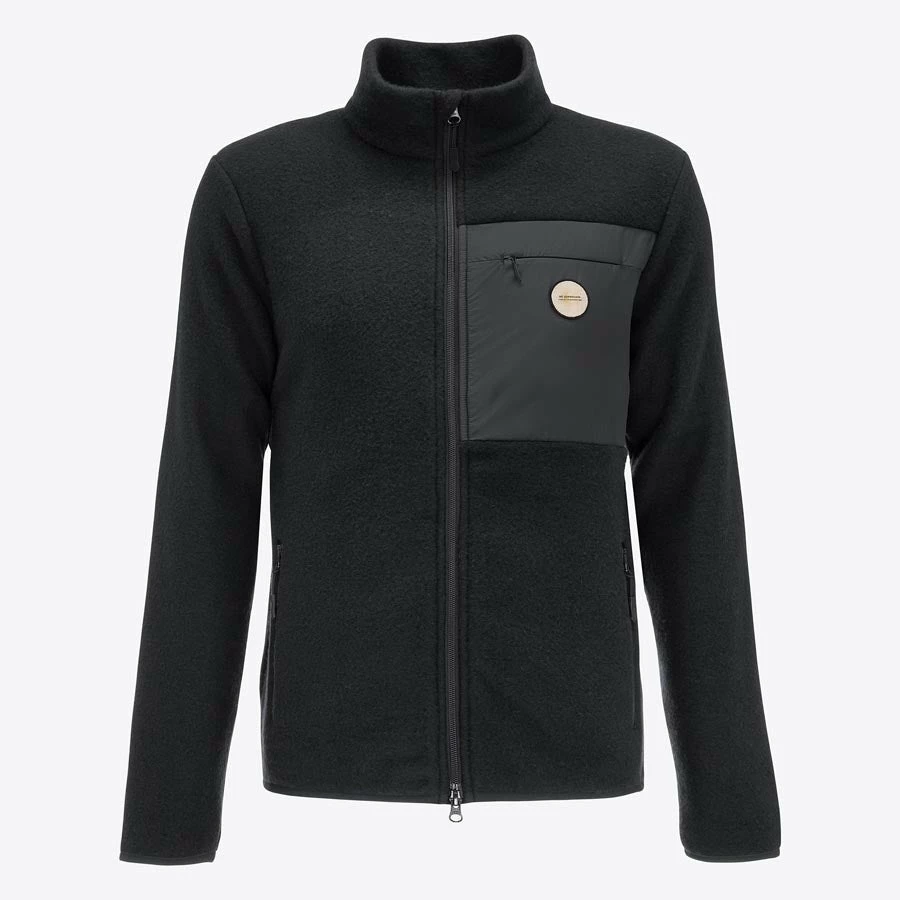 We Norwegians Fonna Wool Fleece Jacket Men Black 3 We Norwegians Fonna Wool Fleece Jacket Men Black