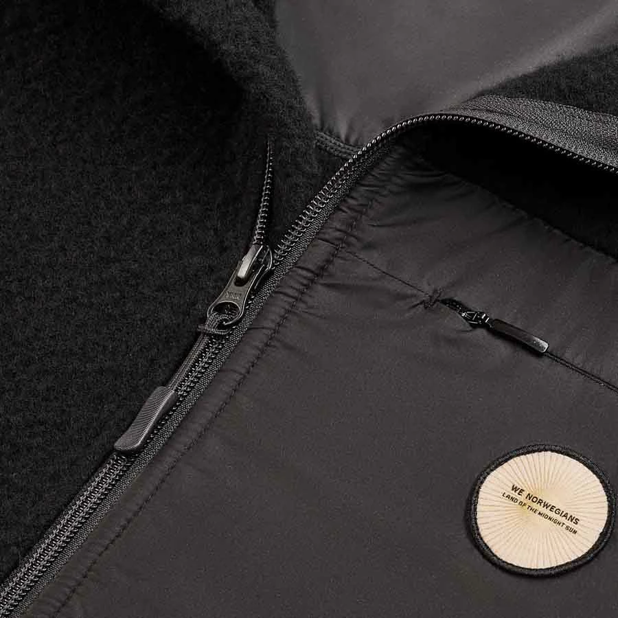 We Norwegians Fonna Wool Fleece Jacket Men Black 5 We Norwegians Fonna Wool Fleece Jacket Men Black - Image 3