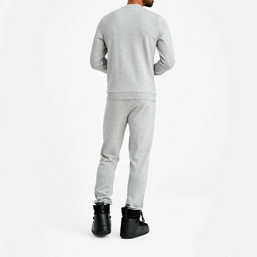 We Norwegians Tind Crewneck Men Grey Melange 5 We Norwegians Tind Crewneck Men Grey Melange - Image 3