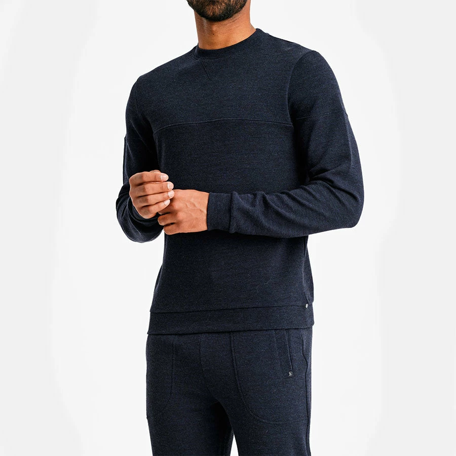 We Norwegians Tind Crewneck Men Navy 4 We Norwegians Tind Crewneck Men Navy - Image 2