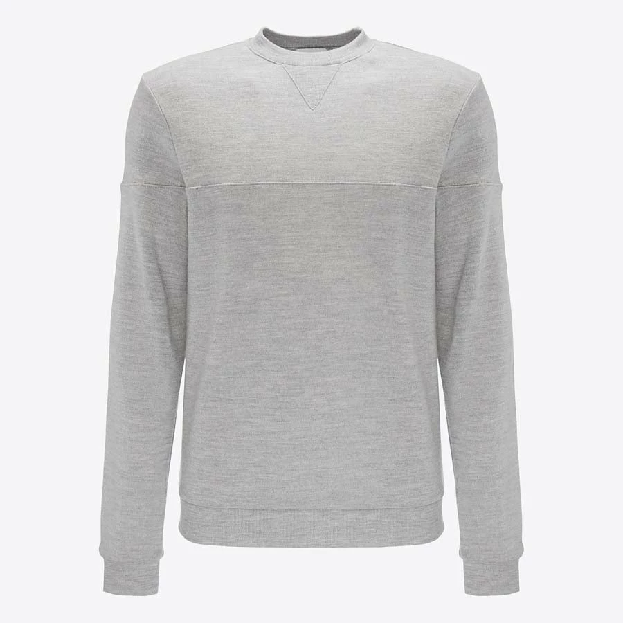 We Norwegians Tind Crewneck Men Grey Melange 3 We Norwegians Tind Crewneck Men Grey Melange