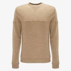 We Norwegians Tind Crewneck Men Camel