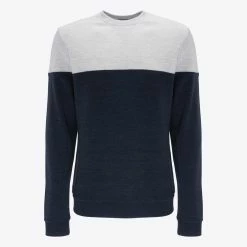 We Norwegians Tind Crewneck Men Navy/Grey