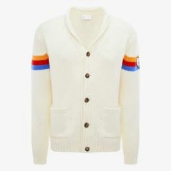 We Norwegians Apres Ski Cardigan Mens Off White