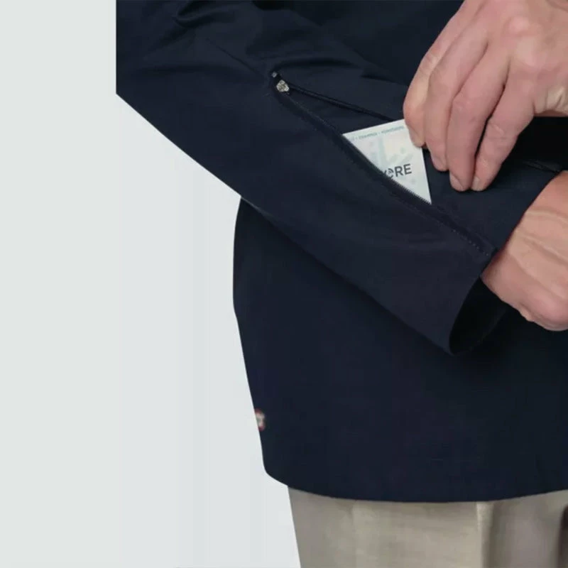 Streamlines Cotton Anorak Mens Dark Navy 6 Streamlines Cotton Anorak Mens Dark Navy - Image 4