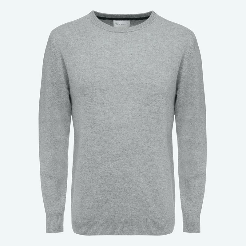 We Norwegians Blefjell Cashmere Crewneck Men Grey Melange 3 We Norwegians Blefjell Cashmere Crewneck Men Grey Melange