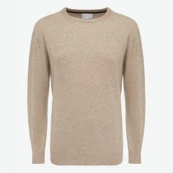 We Norwegians Blefjell Cashmere Crewneck Men Sand