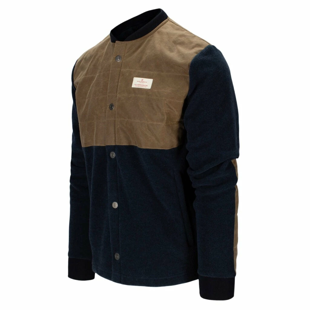 Amundsen Field Fleece Navy/Tan 4 Amundsen Field Fleece Navy/Tan - Image 2