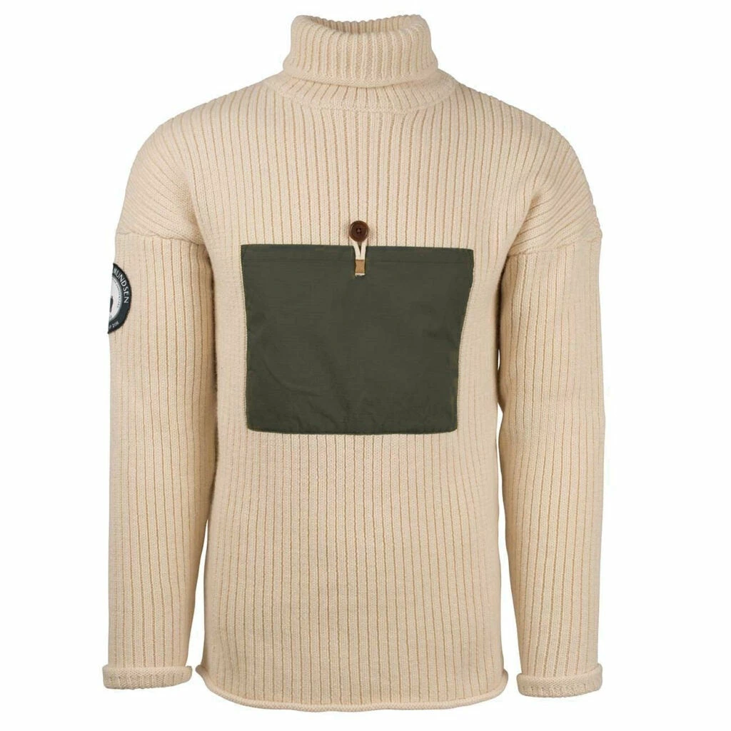 Amundsen Heroes Turtle Neck Mens Natural 3 Amundsen Heroes Turtle Neck Mens Natural