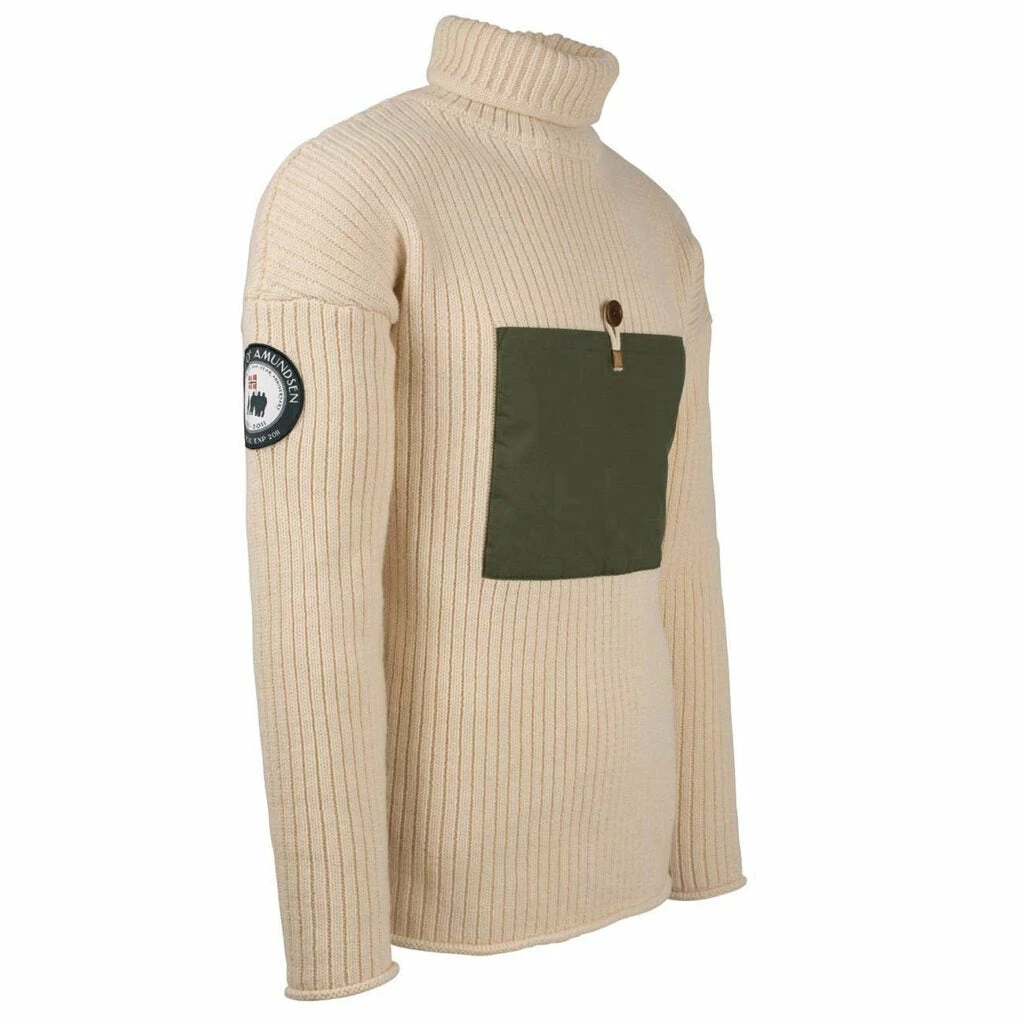 Amundsen Heroes Turtle Neck Mens Natural 6 Amundsen Heroes Turtle Neck Mens Natural - Image 4