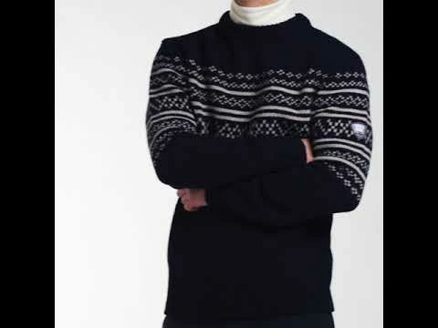 We Norwegians Setesdal Crewneck Men Navy 5 We Norwegians Setesdal Crewneck Men Navy - Image 3