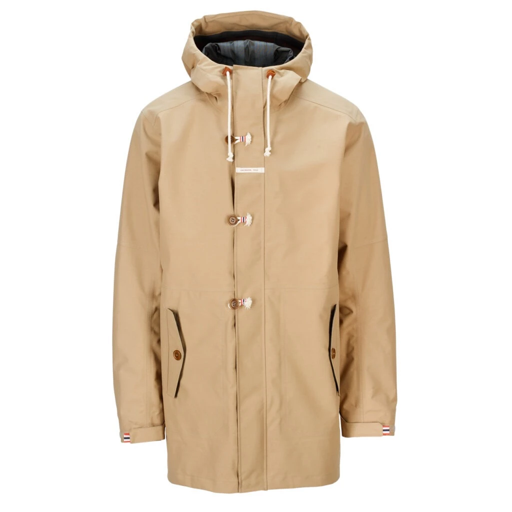 Amundsen Fogg's Rain Parka Mens Khaki 3 Amundsen Fogg's Rain Parka Mens Khaki