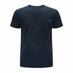 We Norwegians Base One Pocket Tee Men Navy