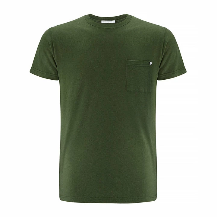 We Norwegians Base One Pocket Tee Men Olive Green 3 We Norwegians Base One Pocket Tee Men Olive Green